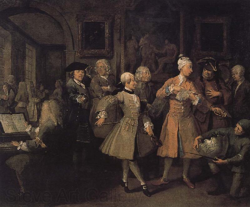 William Hogarth Conference organized by the return of a prodigal Norge oil painting art